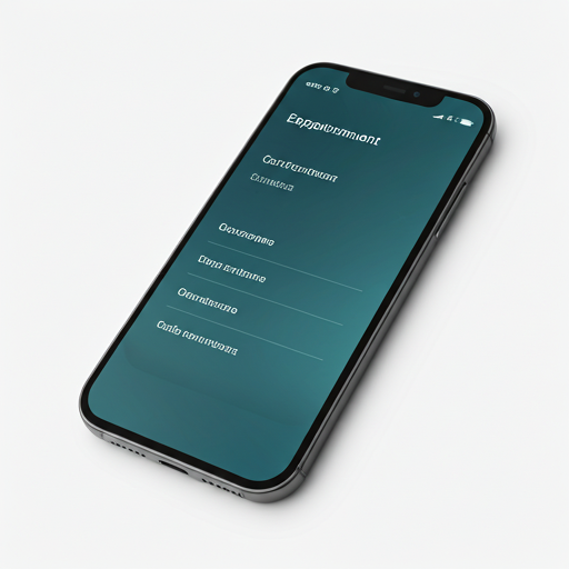 Smartphone showing business appointment confirmation